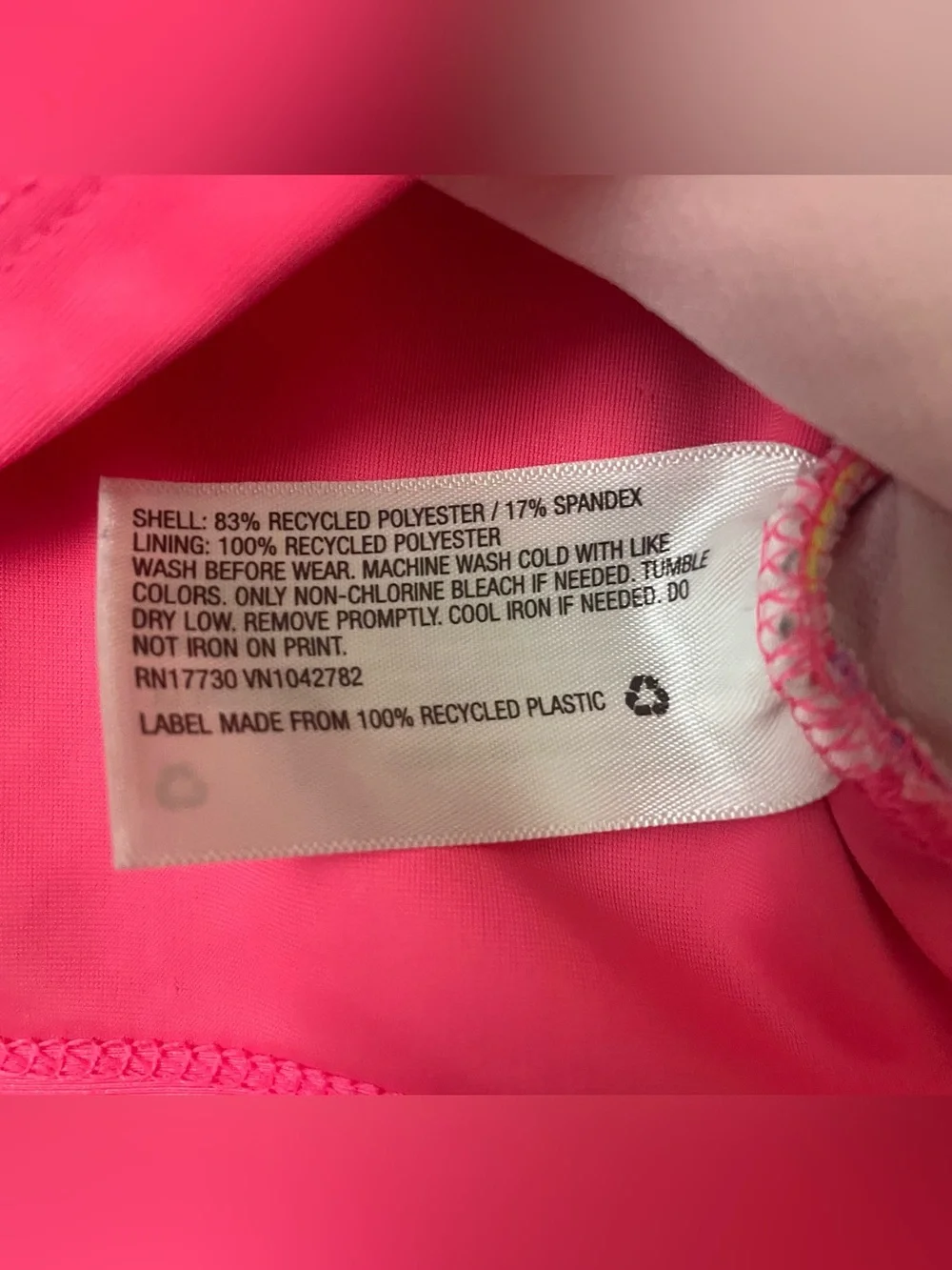 Cat & Jack Toddler Girl Two Piece Swimsuit 3T Pink Purple Unicorn Summer Beach